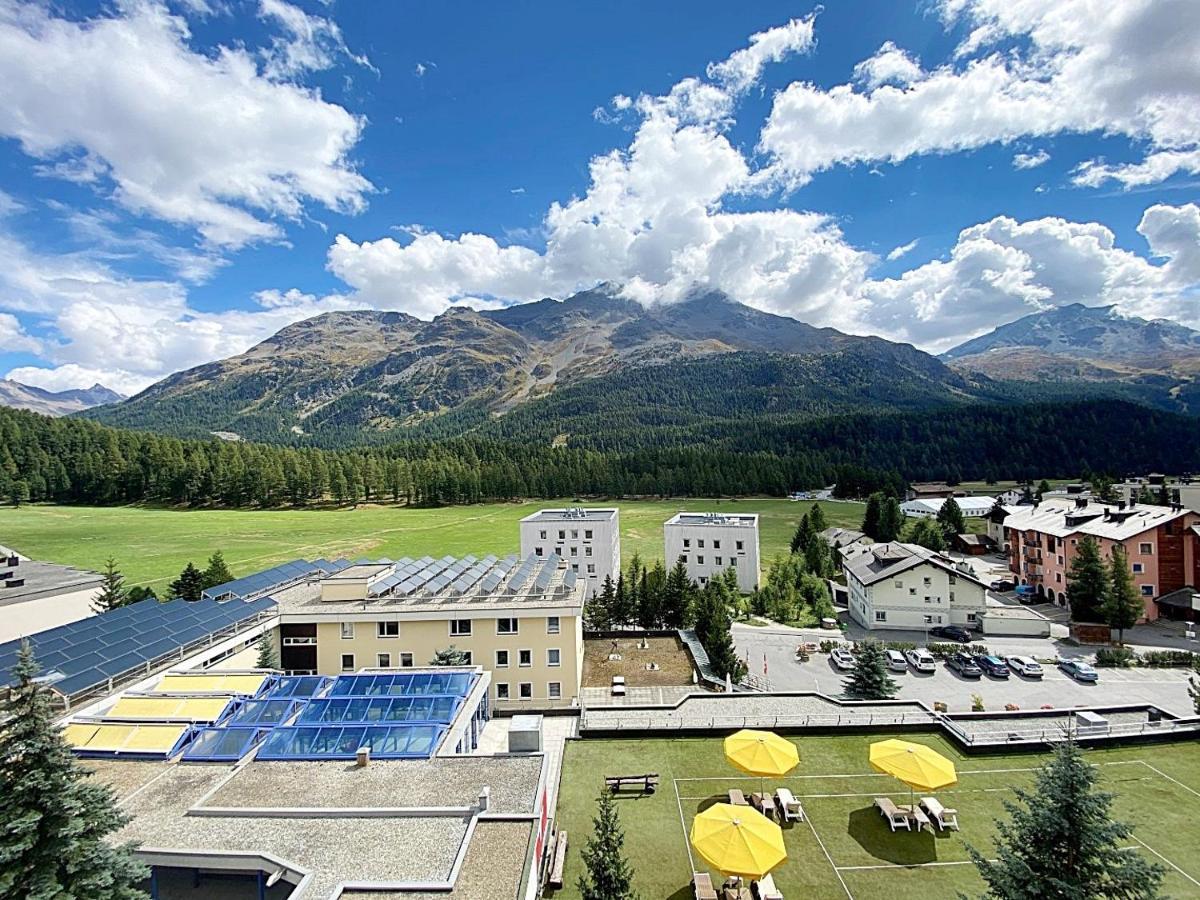 42M2 Alpenschick Mit Balkon, Ausblick, Pool - E405 Apartment St. Moritz Ngoại thất bức ảnh